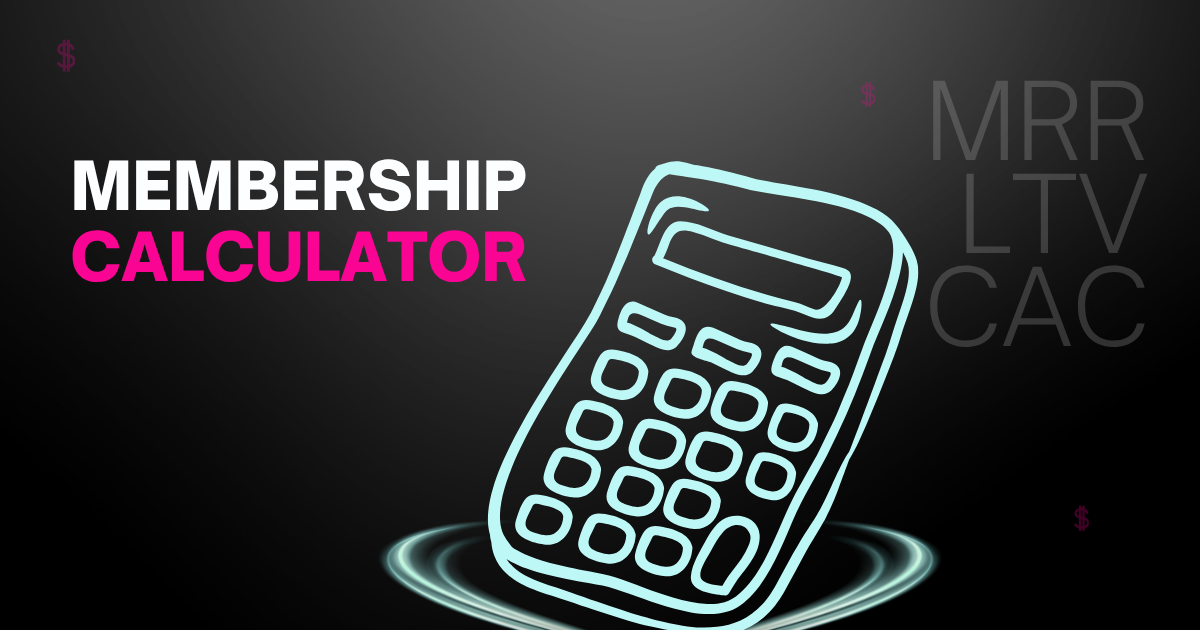 Membership revenue calculator preview